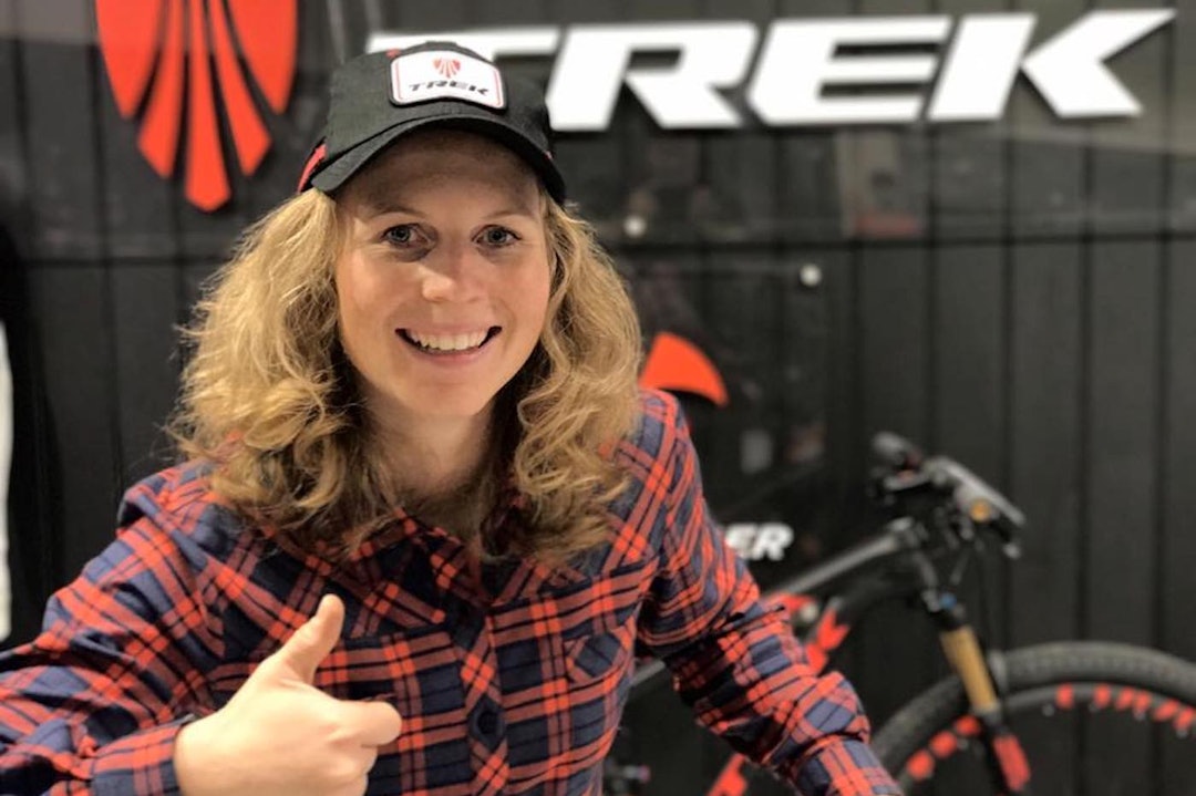 Elisabeth Sveum er glad for å ha med seg Trek som tittelsponsor i det nye UCI-laget. Foto: Bengt Ove Sannes Elisabeth Sveum Trek Topro 2018 - Foto Bengt Ove Sannes 1400x933