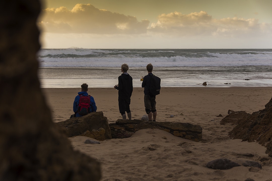 Etter litt forfriskende påfyll på stranda var det tid for ny tur. Foto: Thomas B. Svendsen Beer beach - Thomas B Svendsen 1400x933
