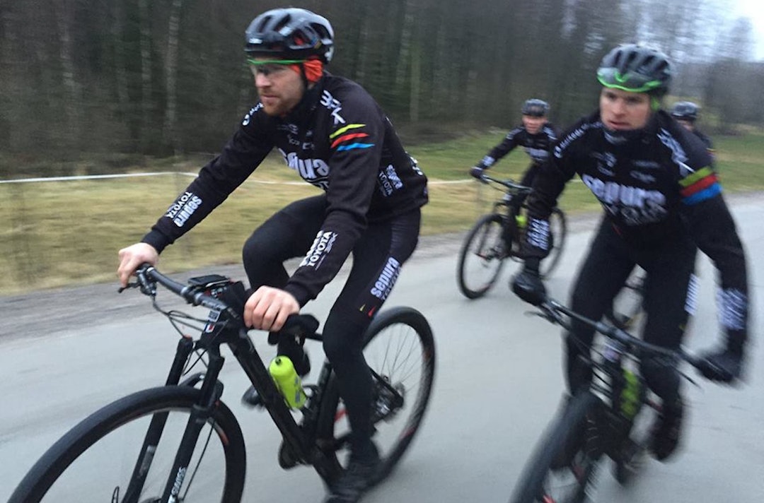 Fra første samling for Sepura Toyota racing with Birk 2016. Foto: Sepura Toyota racing with Birk Vidar Mehl - Lars Granberg - Halden Dec 2015 - Foto STRB 1400x924