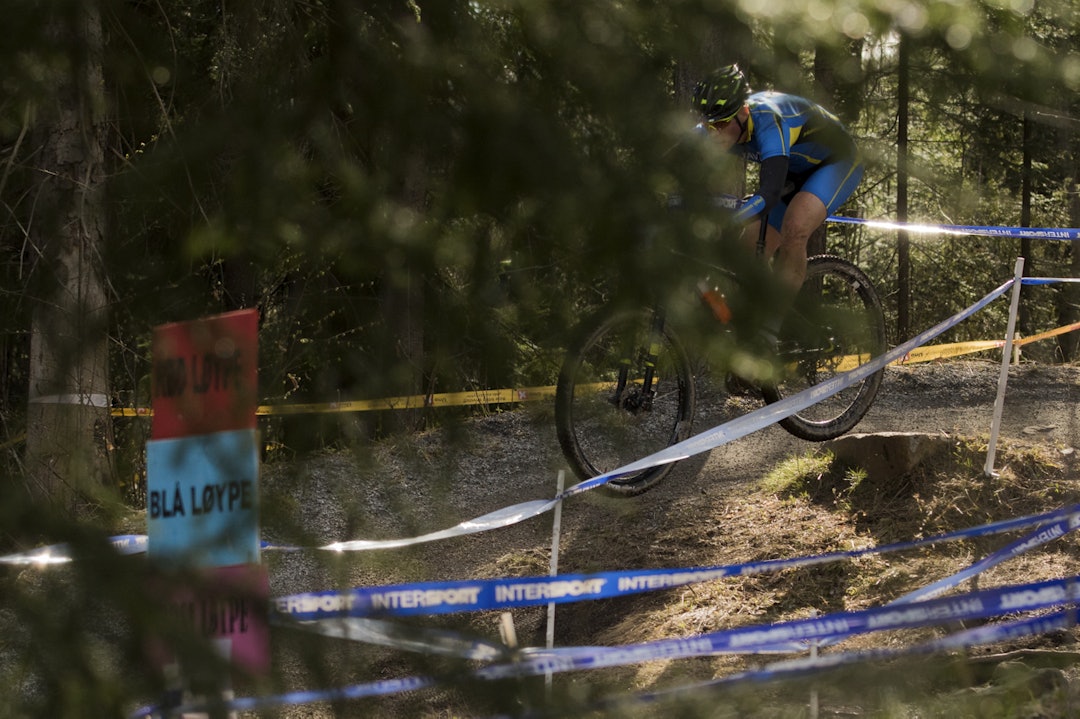 Rytter underveis i klassen Master menn. M-Master