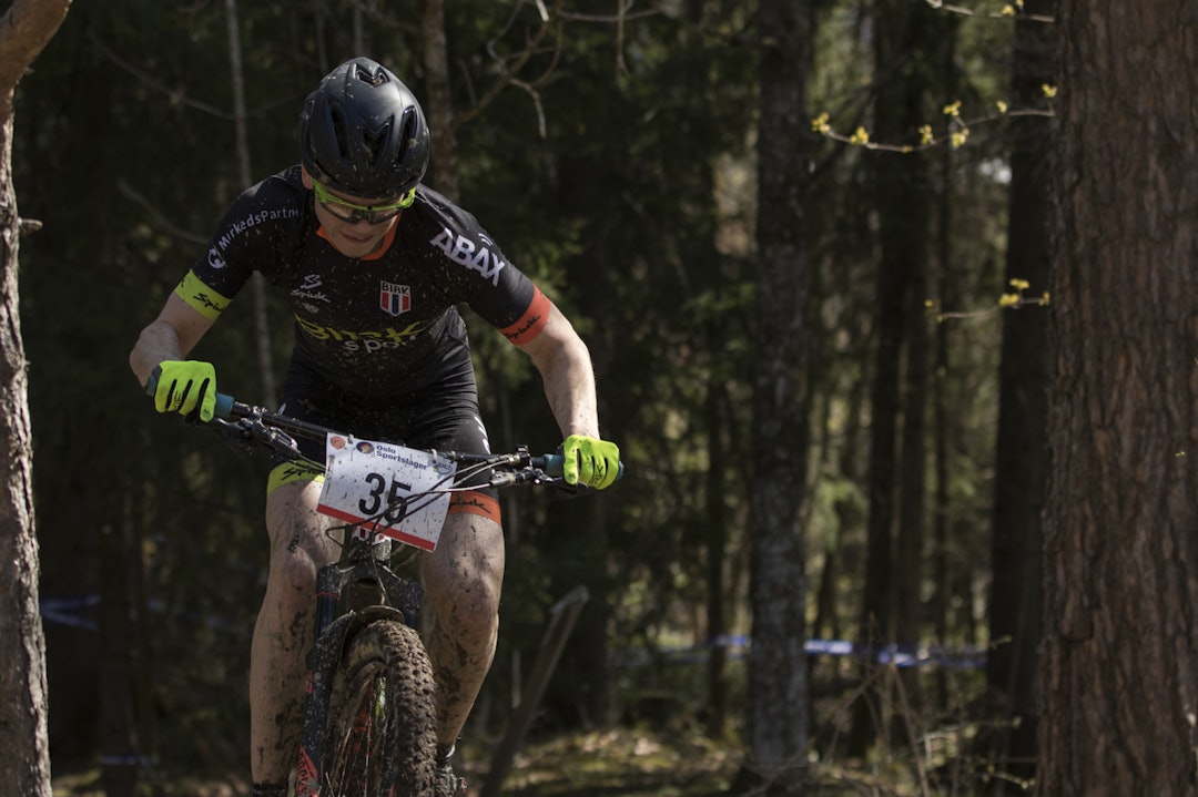 Comeback kid Marius Grøndahl på vei inn til 22.plass i klassen menn senior. Marius_Grøndahl_M-Senior