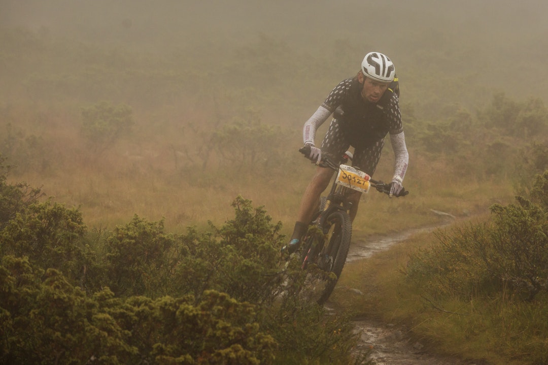 VINNERTEMPO: En av de som ga gass var Søren Nissen. Dansken var først over målstreken. (foto: Kristoffer H. Kippernes) _IPP9333