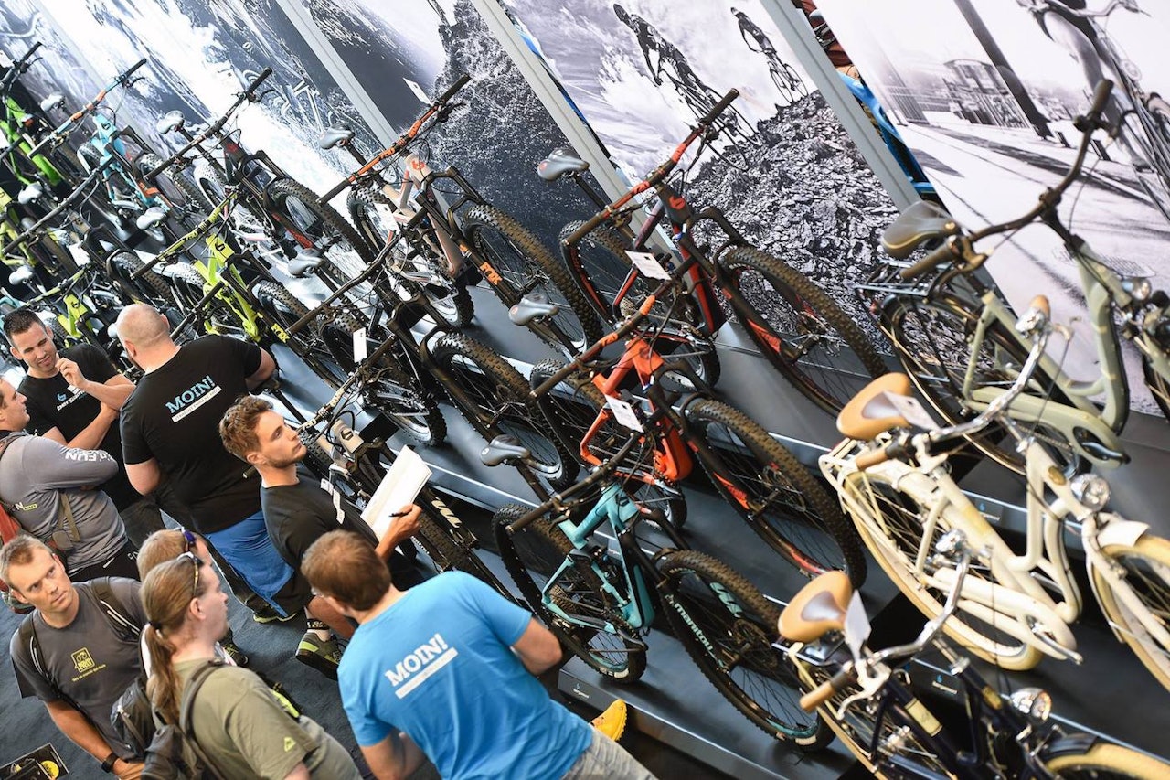 SYKKELMESSE: Bike Expo blir Norges egen sykkelmesse, og arrangeres for første gang helga 2.til 4. mars på Hellerudsletta. Foto: Eurobike