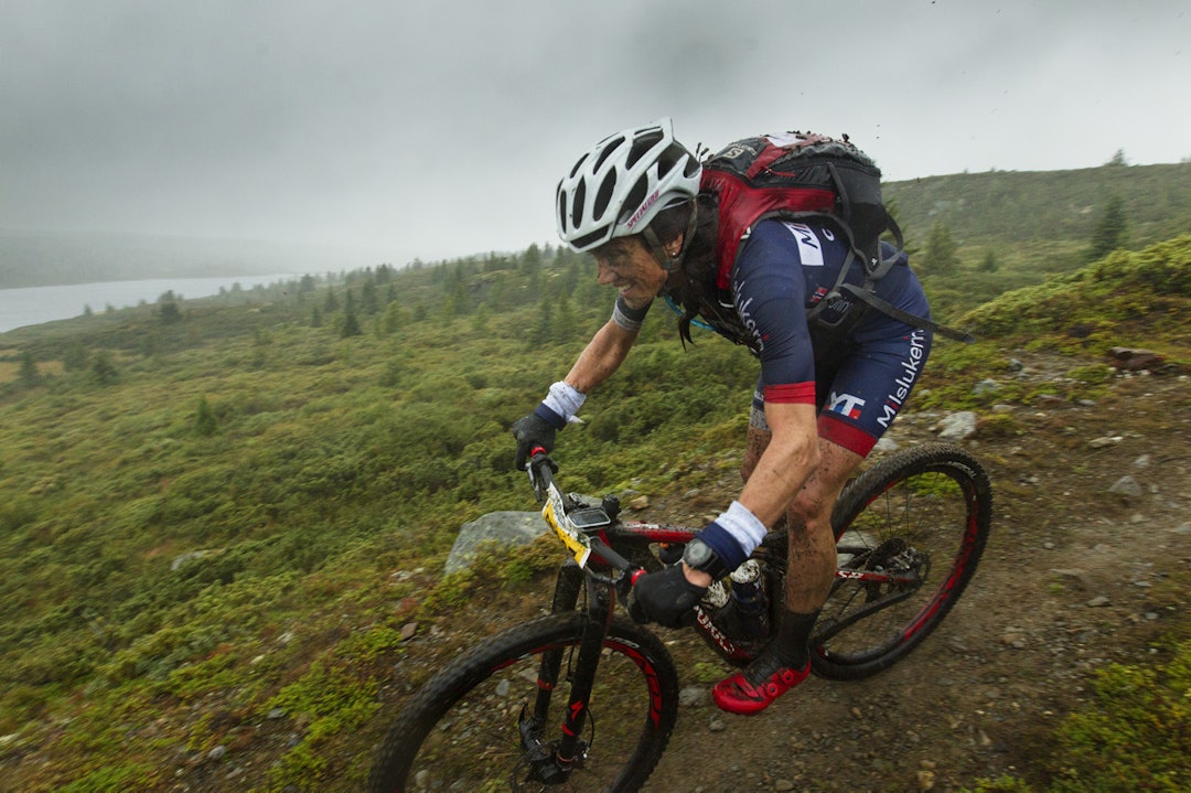 SLITEN AV TRIATLON: Sunniva Dring jaktet en topplassering i Ultrabirken, men satsing mot Norseman tidligere i år var ikke en optimal oppladning til terrengsykkelrittet. Foto: Kristoffer H. Kippernes _KHK3255