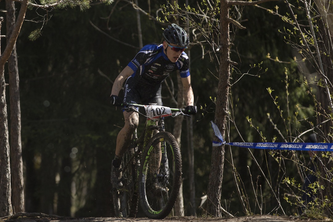 Anders Halland Johannessen fra Soon CK i fint driv. Foto: Per-Eivind Syvertsen Anders Halland Johannessen M Junior - Per-Eirik Syvertsen