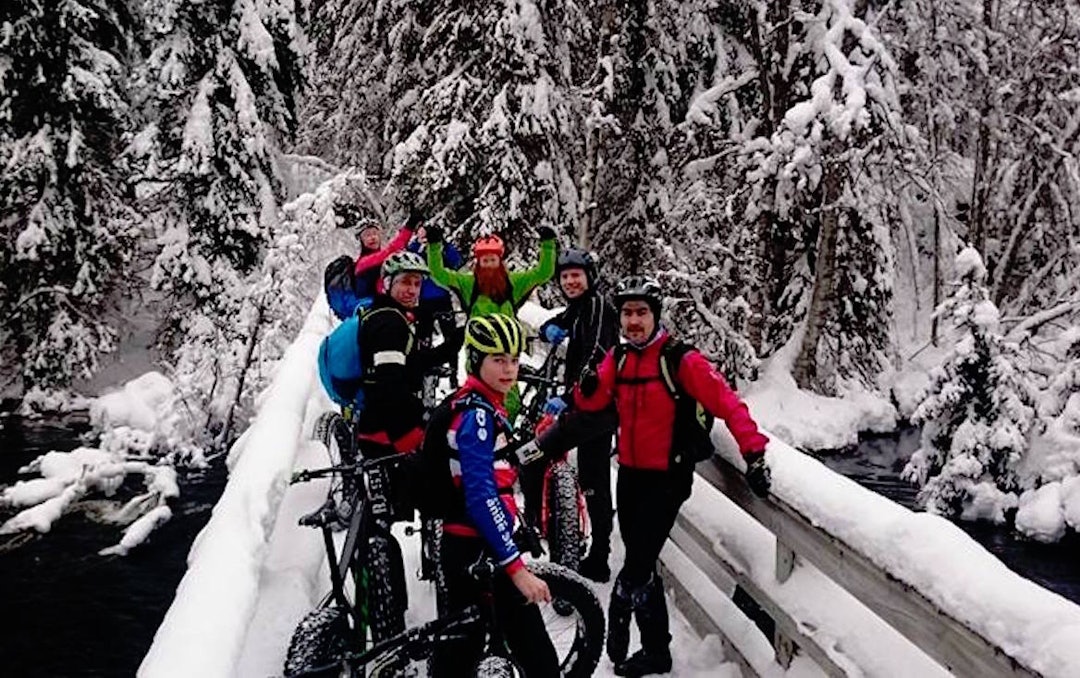 I Lillehammer går Global Fatbike Day-turen garantert på snø. Foto: Birk Sport Lillehammer Fatbike - Birk Sport Lillehammer copy