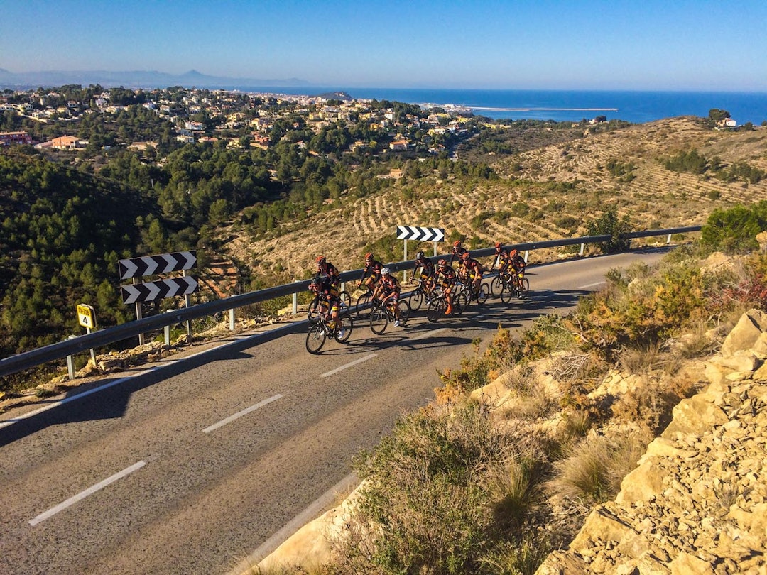 Langs landeveien: Nå er det satsing på landeveien som gjelder for Carl Fredrik Hagen, i Thor Hushovds lag Sparebanken Sør. Foto: Privat bilde 3