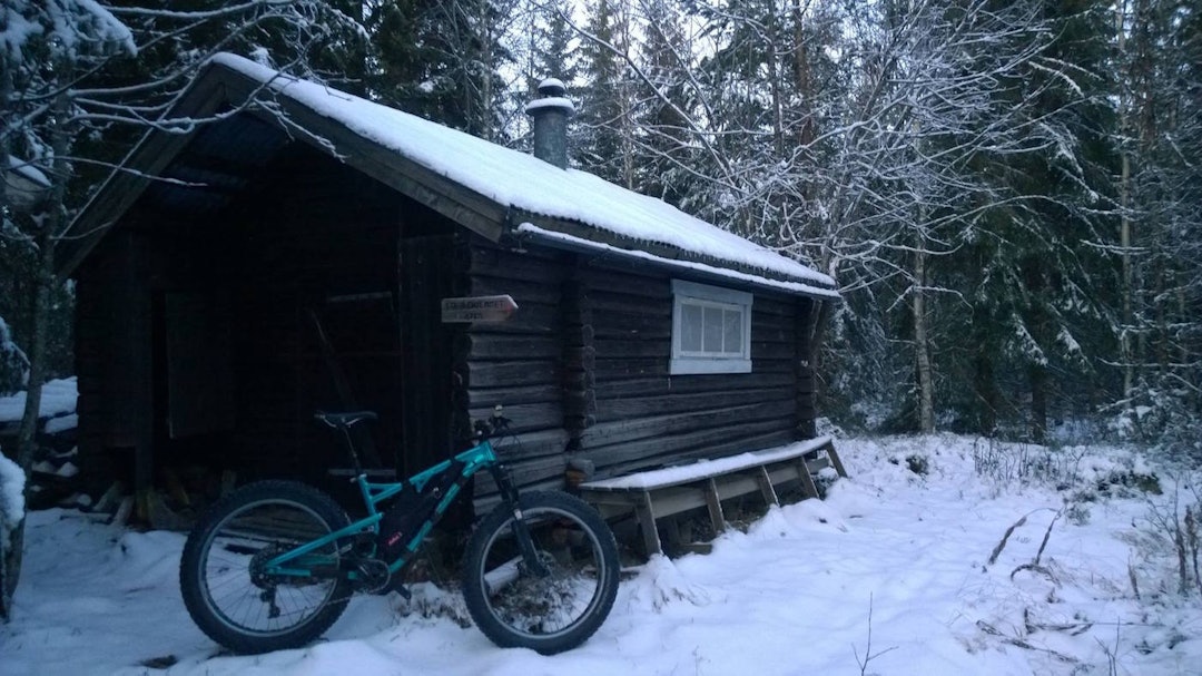 Elverums Frie Stivesen arrangerer fatbiketur i nærmiljøet lørdag i anledning Global Fatbike Day 2015. Foto: Glenn Andersen Glenn Andersen - Elverums Frie Stivesen 1400x788