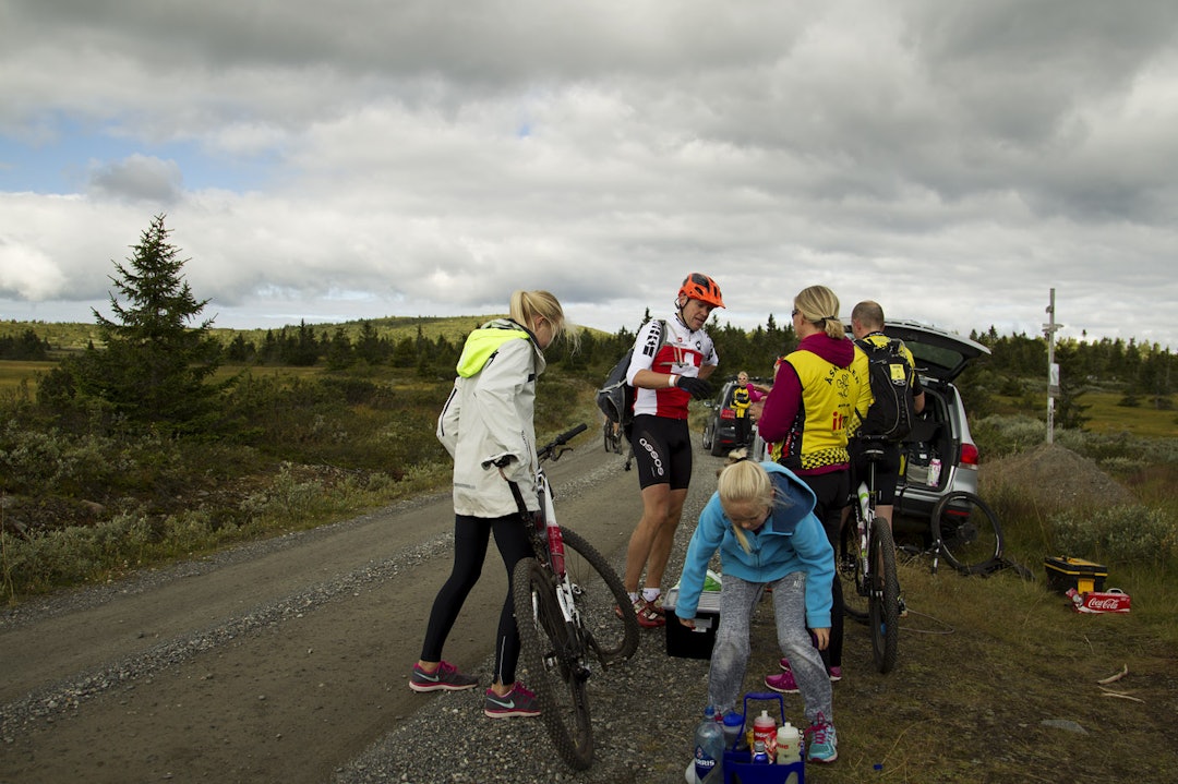 ORDNA SEG GODT: Stein Vegar Larsen hadde tidenes støtteapparat, så det ut til. (foto: Kristoffer H. Kippernes) _KHK3069