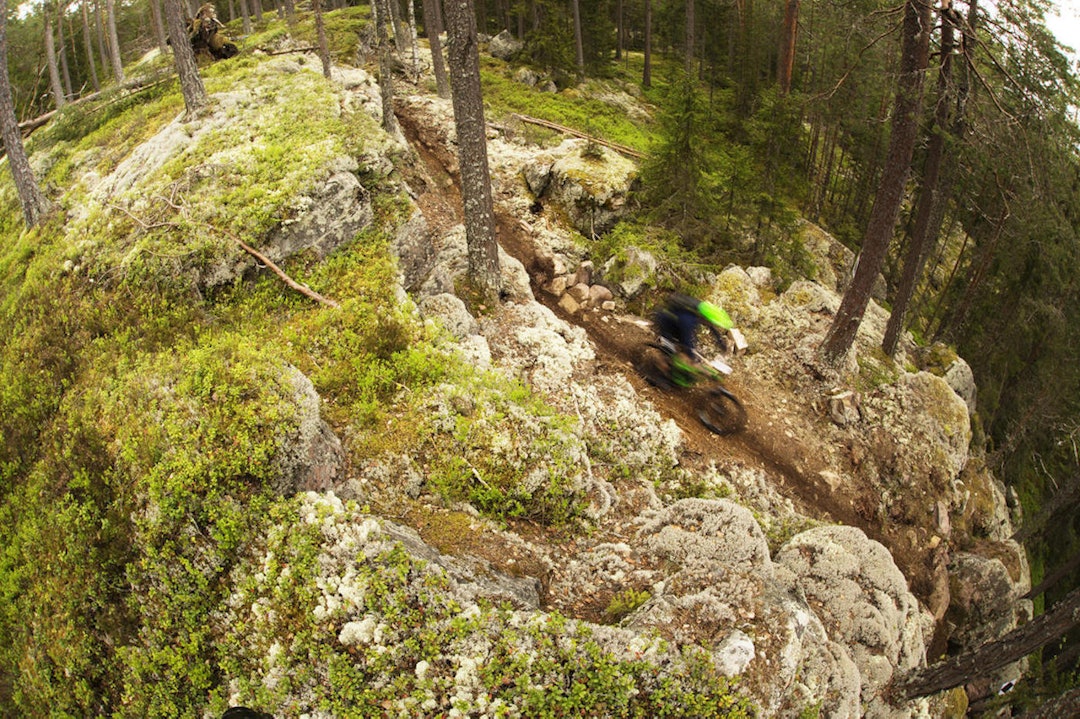 Renna er ett av flere beryktede partier i Traktor Enduro. Foto: Kristoffer Kippernes Renna Traktor 2015 - Kippernes 1400x933