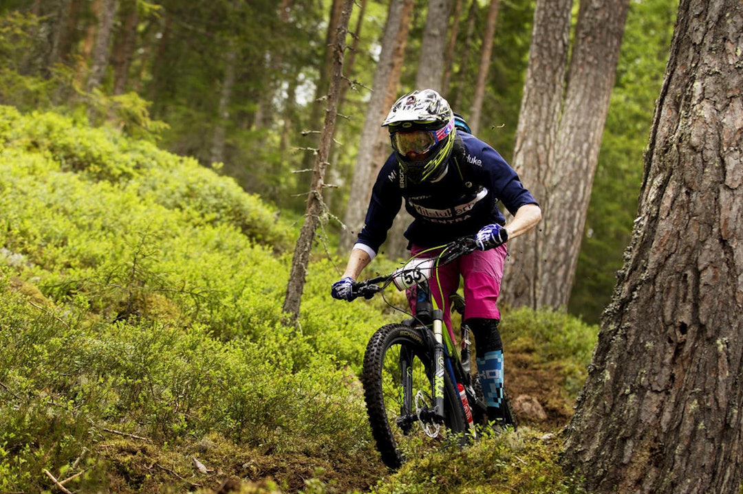 Ole Christian Fagerli med fullt fokus forover. Foto: Kristoffer Kippernes OC Fagerli Traktor 2015 - Kippernes 1400x933