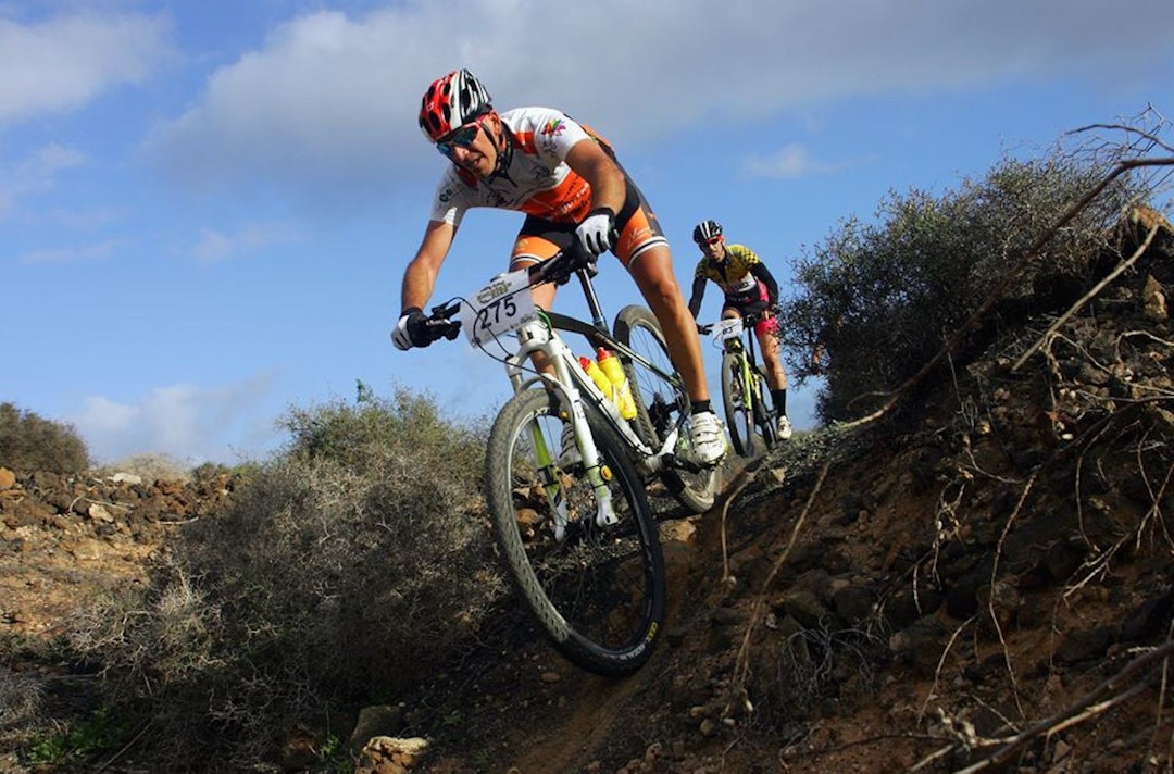UNIKT: Terrenget gir både utfordringer og mestring. Foto: Arrangøren 4stage MTB Lanzarote - Foto Arrangøren 1400x924