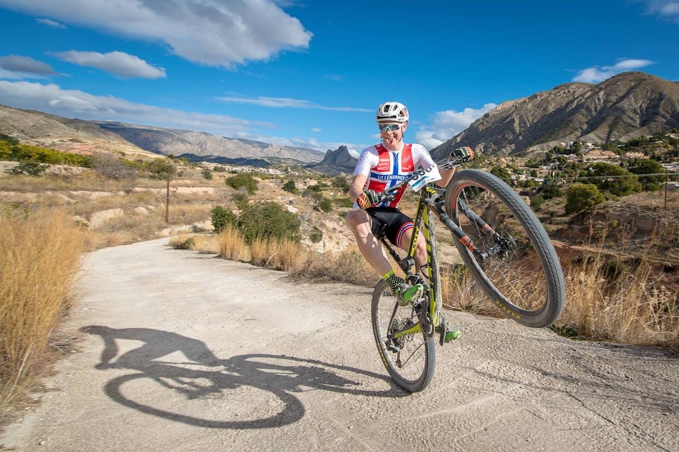 Petter Fagerhaug trivdes i terrenget på helgas etapperitt. Foto: EGO-promotion Petter Fagerhaug - Costa Blanca Bike Race 2018 - EGO-promotion 1400x933