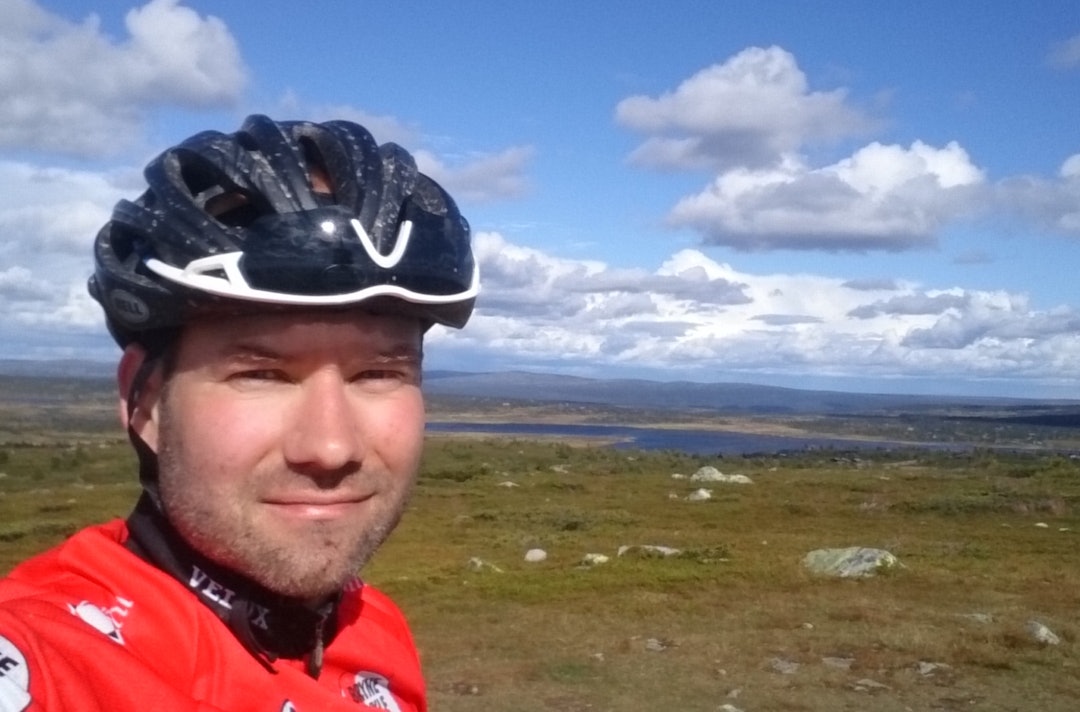 Bjørn Kjetil Aanensen er primus motor for dugnadsgruppa som skal bygge en kopi av OL-løypa der Gunn-Rita Dahle Flesjå kan terpe på detaljene inn mot Rio i august. Foto: Privat Bjørn Kjetil Aanensen Ultrabirken 2015 - Foto Privat 1400x924