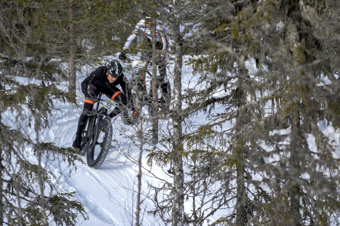 Greg Saw under fatbike-NM på Lygna i fjor vinter. Foto: Per-Eivind Syvertsen Greg Saw NM Fatbike 2017 Foto Per-Eivind Syvertsen 1400x933