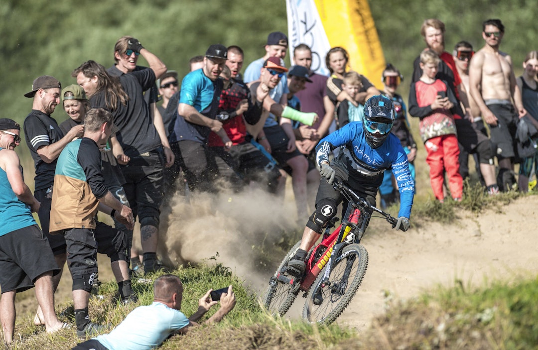Det blir ny runde pumptrack-konkurranse i Hafjell på fredag. Her fra sesongåpningsfesten i juni. Foto: Hafejll Bike Park/Gisle Johnsen Det blir ny runde pumptrack-konkurranse i Hafjell på fredag. Her fra sesongåpningsfesten i juni. Foto: Hafejll Bike Park/Gisle Johnsen