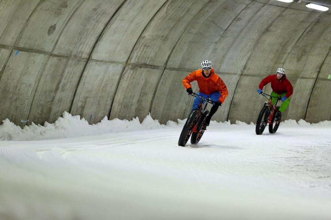 Kamelsvelgeren: Per-Eivind Syvertsen anno høsten 2014 skulle definitivt ikke ha fatbike. Per-Eivind Syvertsen anno julen 2014 var helfrelst på fatbike. _IPP5409