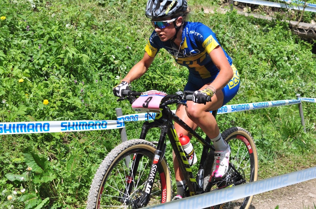 UNG OUTSIDER: Jenny Rissveds er årets U23-verdensmester og tok sin første verdenscupseier i eliteklassen i juli. Se opp for Rissveds utfor, der er hun rå. UNG OUTSIDER: Jenny Rissveds er årets U23-verdensmester og tok sin første verdenscupseier i eliteklassen i juli. Se opp for Rissveds utfor, der er hun rå.