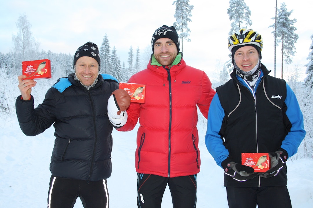 Pallen i Hjulefeit 2017: Vidar Mehl (midten) vant foran Stian Ulberg (til venstre) og Eivind Botten. Foto: Silje Vadla Ulberg Stian Ulberg - Vidar Mehl - eivind Botten Hjulefeit 2017 - Silje Vadla Ulberg 1400x933