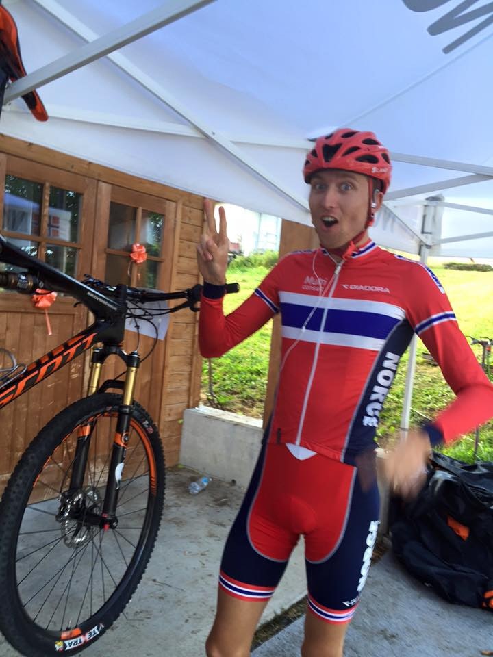 EM-KLAR: Sondre Kristiansen representerte Norge i EM i slutten av juli. Foto: NCF Sondre Kristiansen klar til EM - Foto NCF