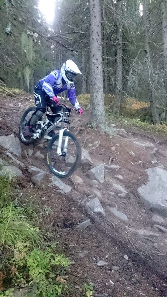 Ingenting å utsette på mot og innsatsvilje. Foto: Vera Leivsdottir Hafjell jentecamp Oct 2015 Foto Vera Leivsdottir