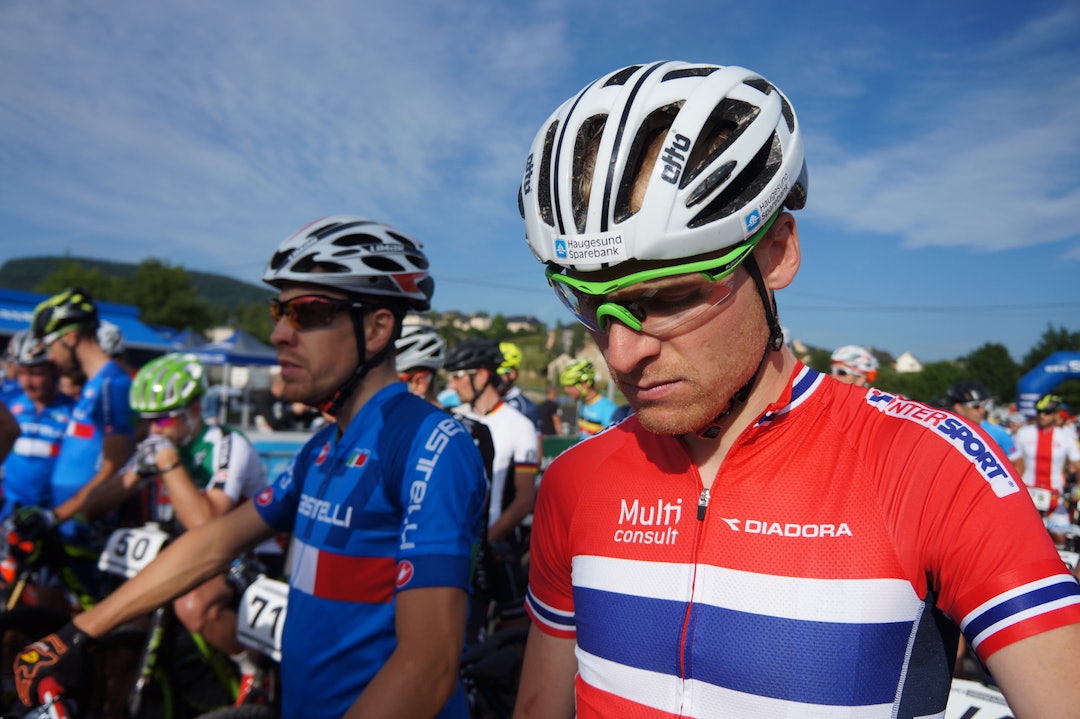 Lars Granberg er spent på formen når han stiller til start på årets første ritt. Foto: Kristin Baisgård Lars Granberg - VM Laissac 2016 - Foto Kristin Baisgård 1400x933