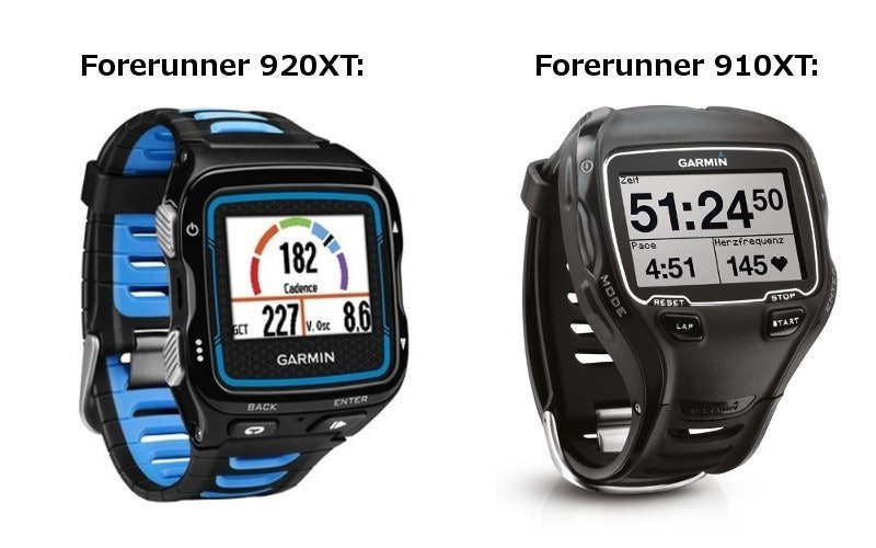 Forbedring: Sammenligner vi med forløperen til høyre, har Garmin tatt store skritt rent estetisk. Foto: Garmin. 11-24-43_fancybox