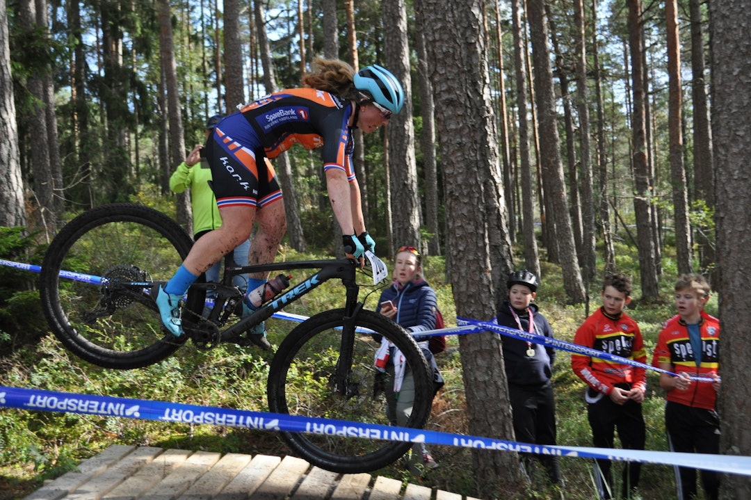 Elisabeth Sveum ble nummer tre i rundbanerittet i Halden. Foto: Vegard Utne