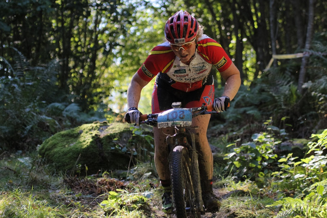 Elisabeth Sveum ble nummer to etter en tung periode mot slutten av sesongen, men er godt fornøyd med å gjennomføre med stil. Foto: Bengt Ove Sinnes Elisabeth Sveum NC10 Svelvik 2015 - Foto Bengt Ove Sinnes 1400x933