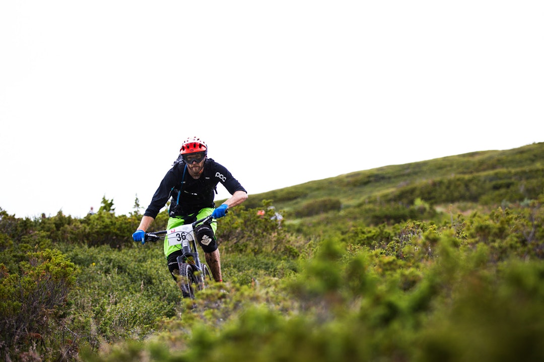 KJERR: Det var en fordel å holde seg på de smale stiene. Utenfor var det ganske mye kratt. (foto: Snorre Veggan) hillbilly-0339a