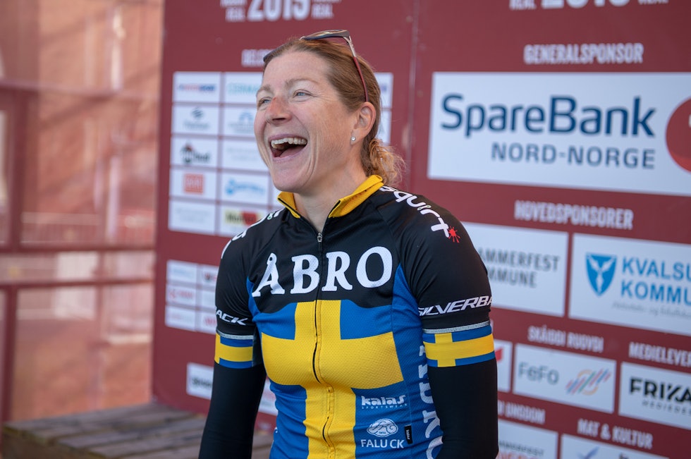Jennie Stenerhag, årets Birkenvinner, var raskeste dame i Skaidi Xtreme. Foto: Cecilia Emilie Johansen, Frikant/Skaidi Xtreme