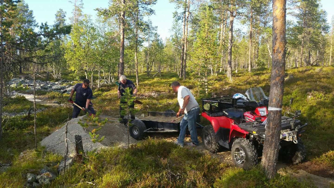 Femundrittet har jobbet hardt med de nye terrengpartiene i løypa. Foto: Arrangøren Femundrittet 2015 - Femundrittet