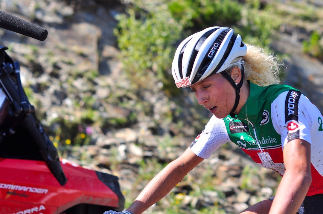 I VEGGEN: Jolanda Neff åpnet som en kule, men fikk det tungt i høyden. I VEGGEN: Jolanda Neff åpnet som en kule, men fikk det tungt i høyden.