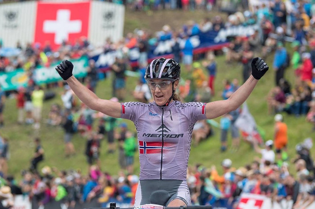 Det er store sko som skal fylles når Gunn-Rita Dahle Flesjå legger opp elitekarrieren etter neste sesong. Foto: Armin Kuestenbrueck Team Merida Gunn-Rita Gunn-Rita Dahle Flesjå - WC Lenzerheide July 9-17 Foto Armin Kuestenbrueck Team Merida Gunn-Rita 1400x933
