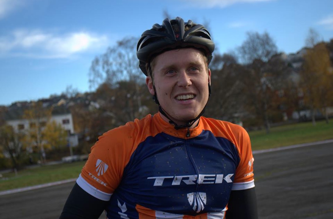 Henrik Hollingsæter Kippernes vant Trønderkross med knusende margin. Foto: Peter Andreas Prydz Gørbitz Kippernes Trønderkross 2014 - Foto Peter Andreas Prydz Gørbitz1 1400x924