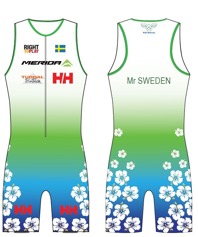 SELVIRONI: Partysvensken, Tavell har en viss selvironi når det kommer til hans tidvis jålete oppførsel. Drakten til X-Terra-VM vil vekke oppsikt. SELVIRONI: Partysvensken, Tavell har en viss selvironi når det kommer til hans tidvis jålete oppførsel. Drakten til X-Terra-VM vil vekke oppsikt.