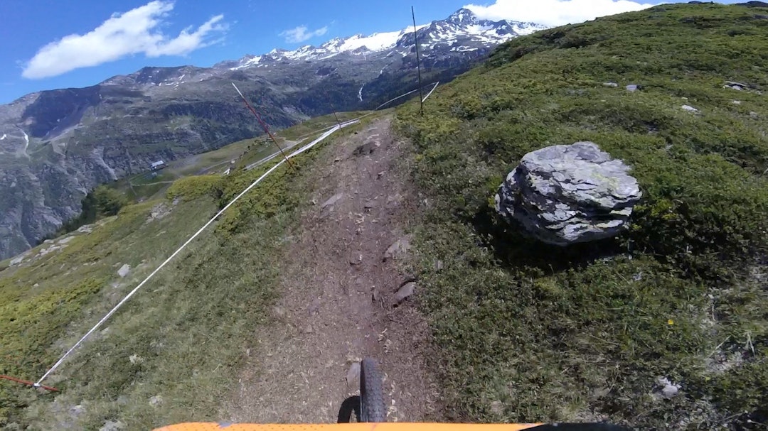 Løypa sett fra Thomas Klingenbergs perspektiv. Foto: Privat ews Thomas Klingenberg 1400x788