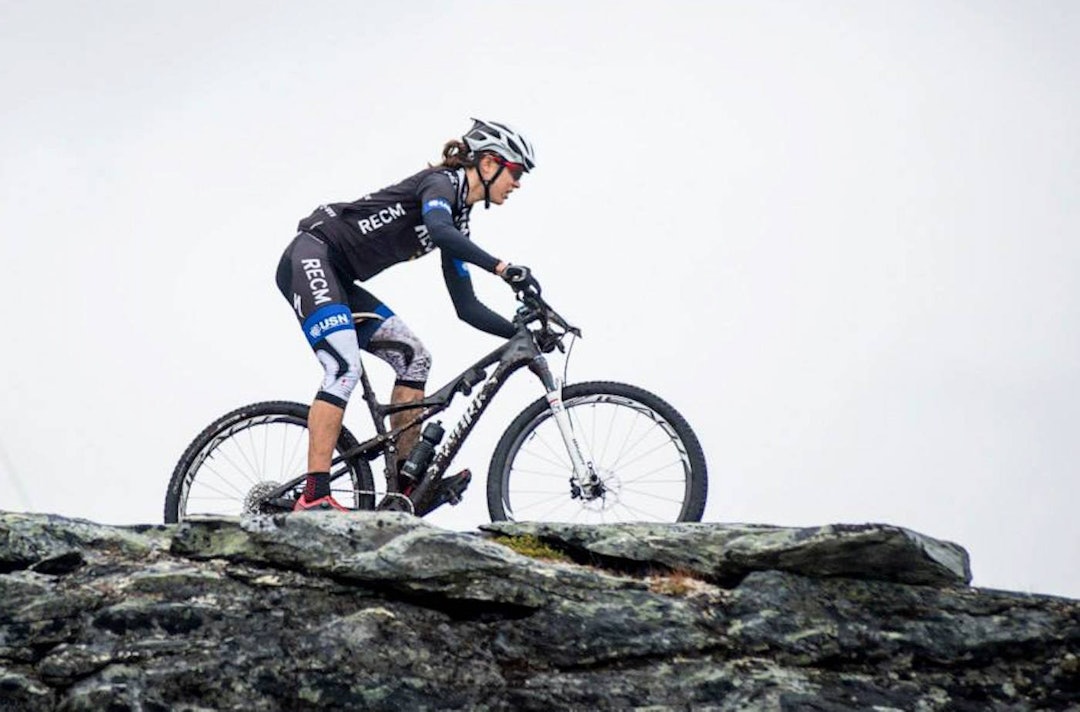 Ariane Kleinhans må finne seg i favorittstempel. Hun vant Skaidi Extreme i fjor, og Birken sist lørdag. Foto: Frank Rune Isaksen A Kleinhans Skaidi 2014 Foto Frank Rune Isaksen 1400x924