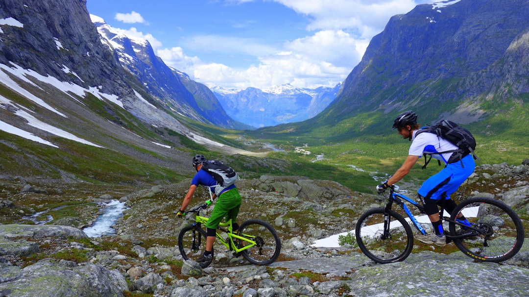 Folven byr på sticamp i luftige omgivelser. Foto: Tommy Akselsen Folven sticamp - tommy aslaksen 1200x