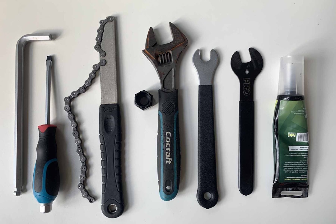 DETTE TRENGER DU: Dette er verktøyene du trenger for å skifte boss på sykkelen din. DETTE TRENGER DU: Dette er verktøyene du trenger for å skifte boss på sykkelen din.