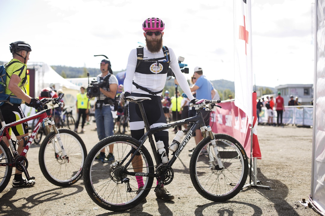 2 x 5: Atle Rømo har syklet både Ultrabirken og Birkebeinerrittet, fem år på rad. Foto: Kristoffer H. Kippernes _C2A2089