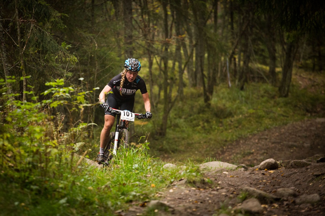 TREDJEPLASS: Ingrid Sofie Bøe Jakobsen vant bronse under VM-sprinten på Hafjell. Før start var hun nummer tre sammenlagt i Norgescupen. (foto: Snorre Veggan) norgescup-5755a