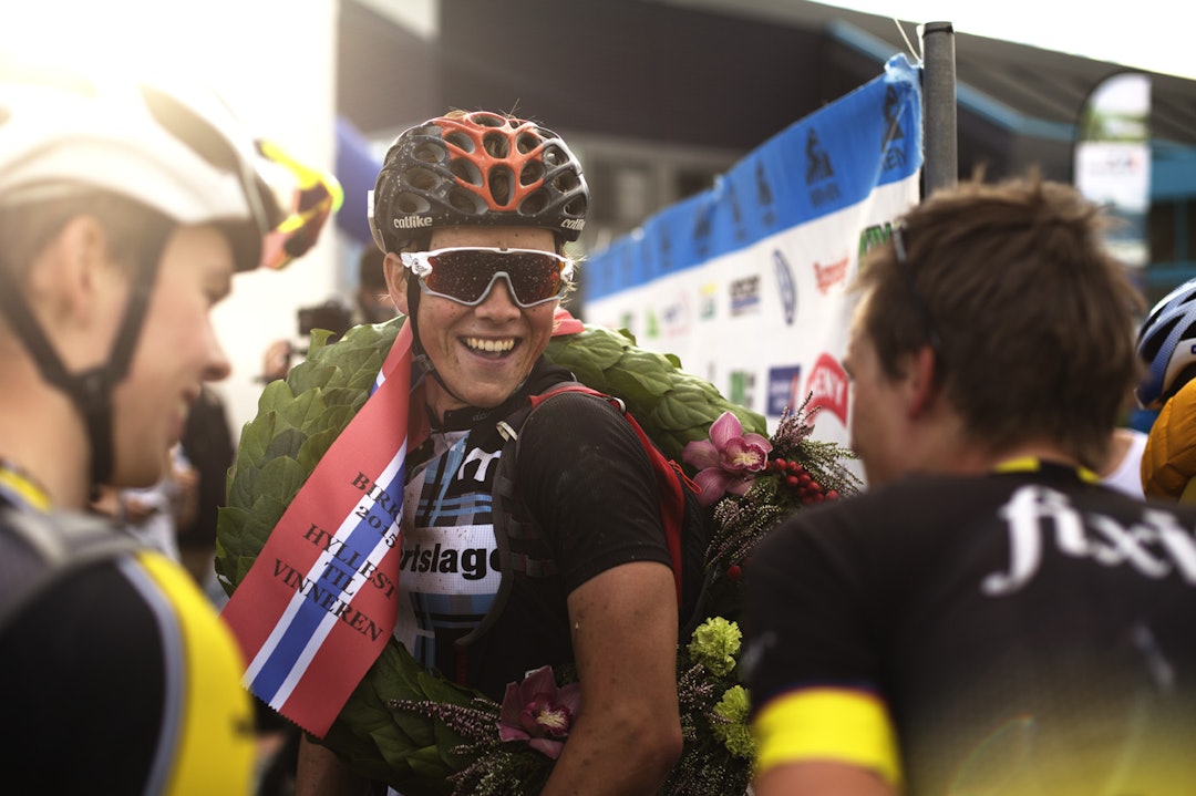 EN VERDIG VINNER: Carl Fredrik Hagen kjørte knallsterkt hele dagen, og norgesmesteren i maraton gjorde seg vel fortjent til den prestisjetunge førsteplassen. Foto: Kristoffer H. Kippernes _C2A2404