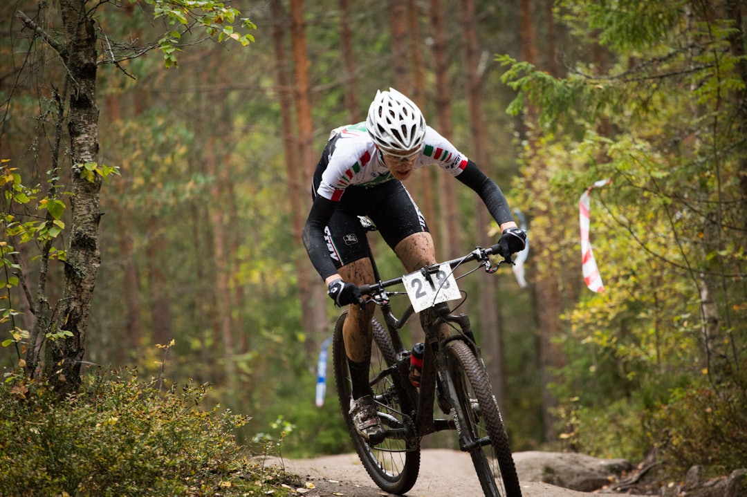 PÅ HJEMMEBANE: Andre Johansen fra Frøy ble nummer ni i juniorklassen. (foto: Snorre Veggan) norgescup-5981a