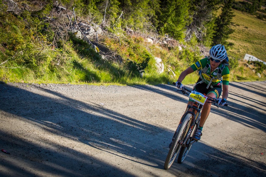 SLIPPE: Dermed måtte Mari Trønnes fra Lillehammer CK slippe nesten med en gang. (foto: Snorre Veggan) birken2015-1106a