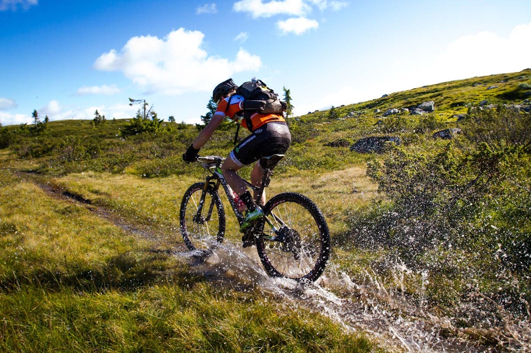 MYE VANN: Til tider var det mye vann. (foto: Snorre Veggan) ultrabirken-8953a