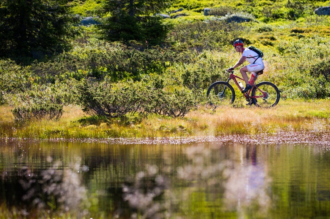 VAKKERT: Til tross for hard løype, så gikk den ihvertfall i vakre omgivelser. (foto: Snorre Veggan) ultrabirken-0121a