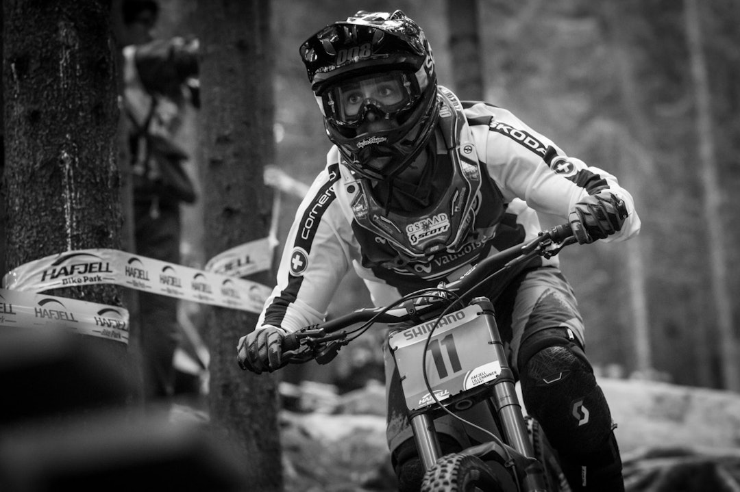 FULL FOKUS: Emilie Siegenthaler kom på plassen foran Anita Ager-Wick og ble med det nummer ni. (foto: Snorre Veggan) utforVM-7918a-2