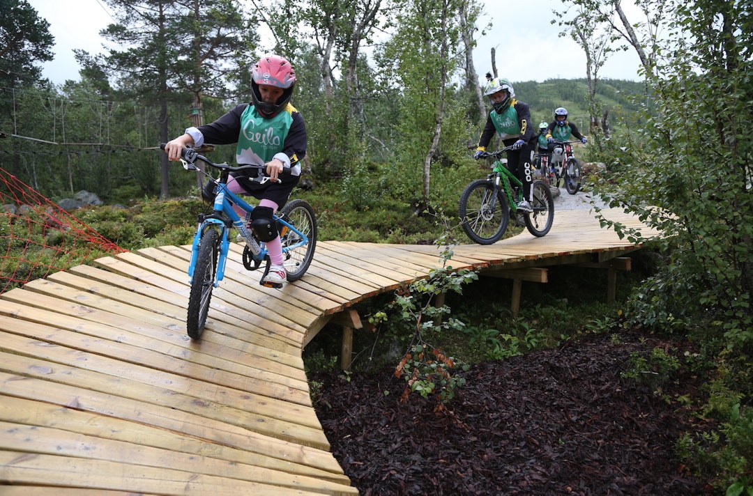 Alle løypene i barneområdet er klare til helgas åpning. Foto: Geilo Skisenter AS Kids - Geilo 1400x924