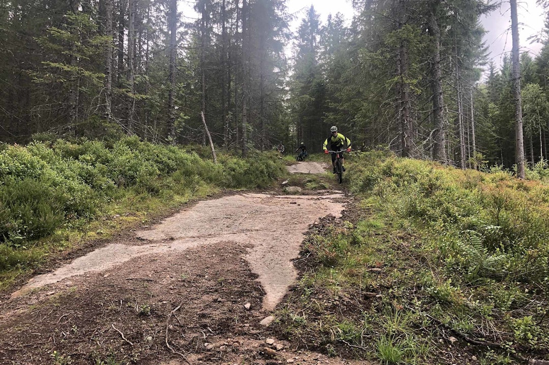 TILBUD: Arrangøren håper å skape rittglede for barn og unge som vil prøve seg på enduro.Foto: Remi Bjerknes nittedal enduro barn